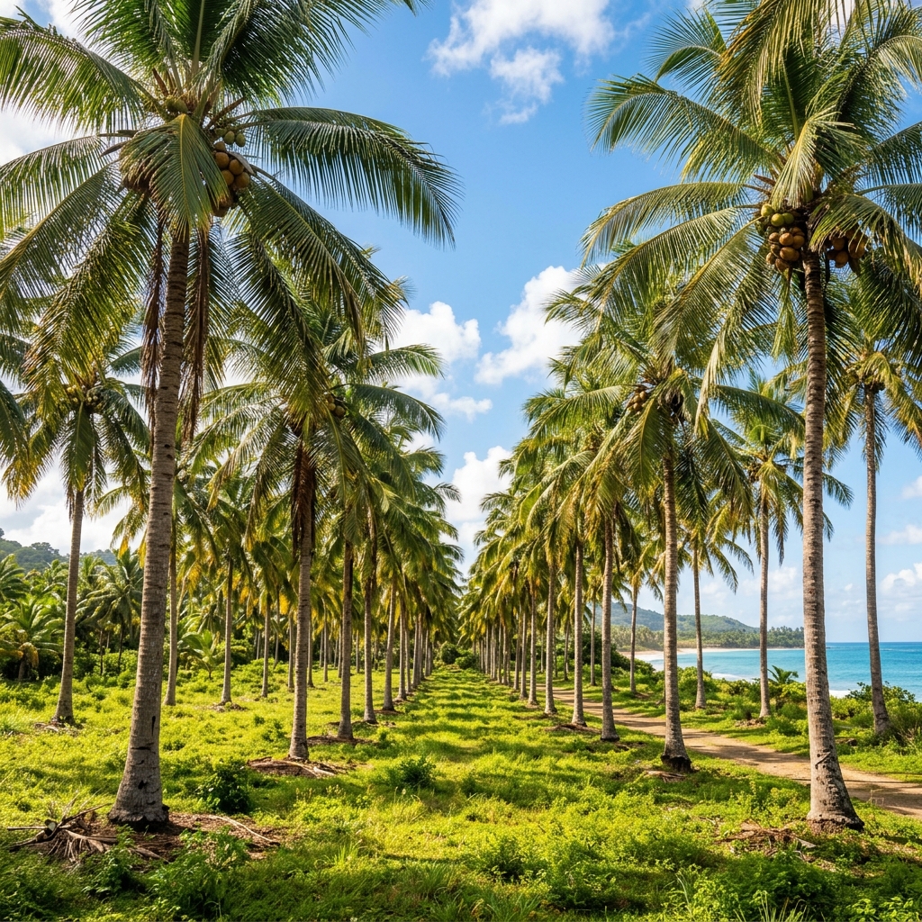 Coconut Plantation in Kerala